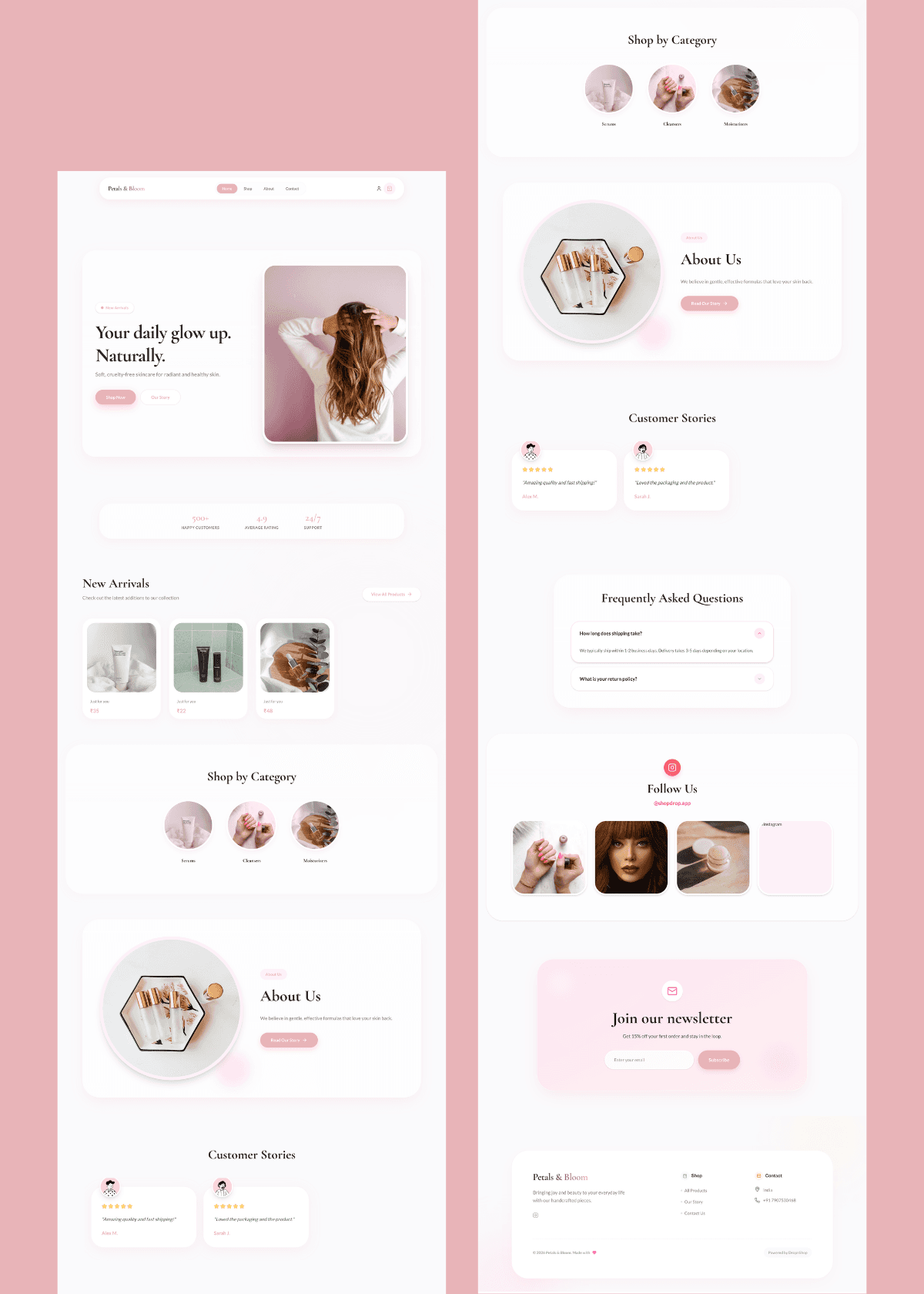 Blossom Template Preview