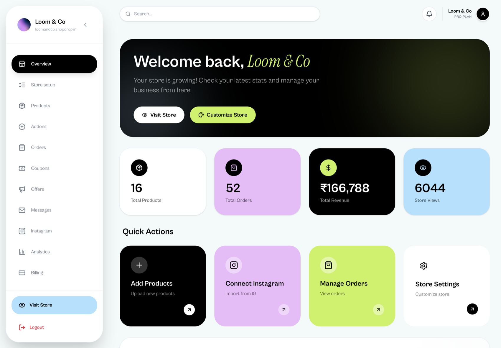 Launch and get paid — DropnShop